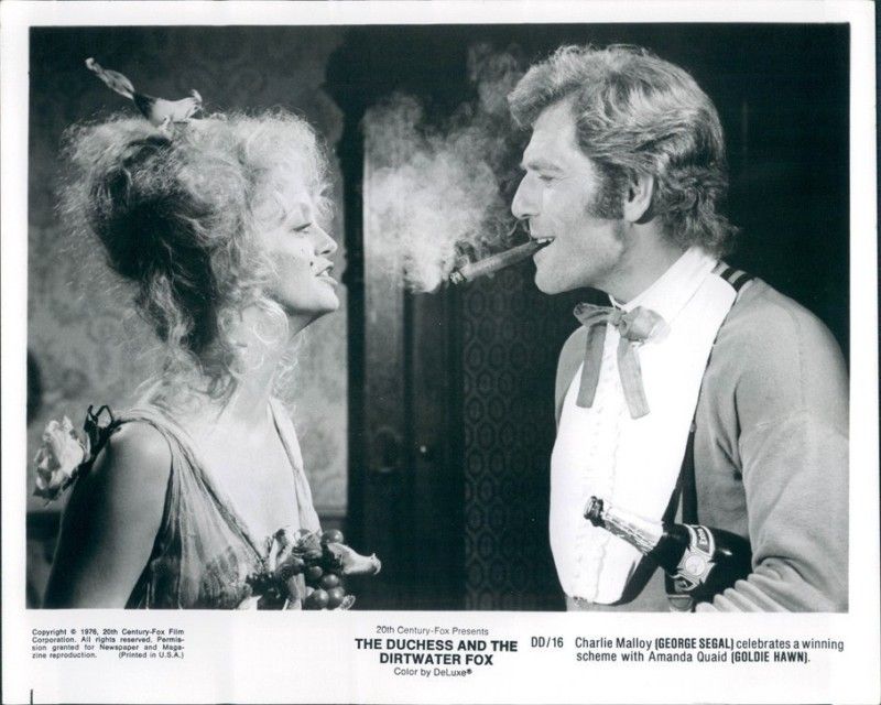 1976 Goldie Hawn George Segal Duchess Dirtwater Photo  