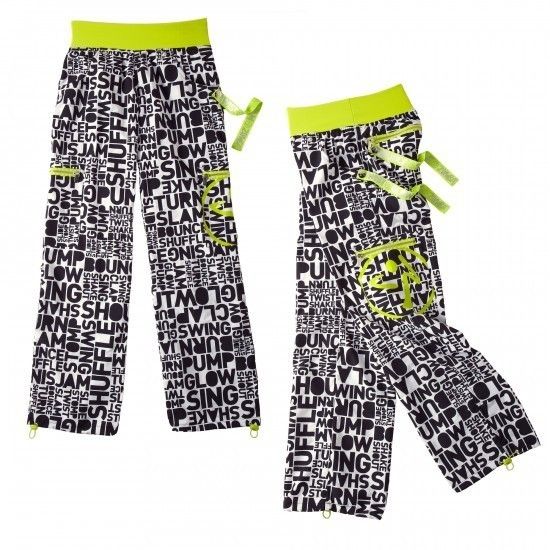 Zumba Shout Out Cargo Pants Zumbawear Dance All Sizes  