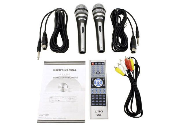 New RJ Tech RJ 4200 II Karaoke CD+G DVD Player USB + SD  