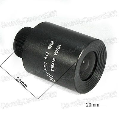 F1.6 8mm Focus Mega Pixels Lens for CCTV Video Security Camera