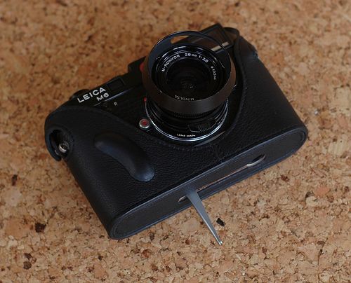 New* Zhou Black Case for Leica M6 M7 MP with Leicavit  