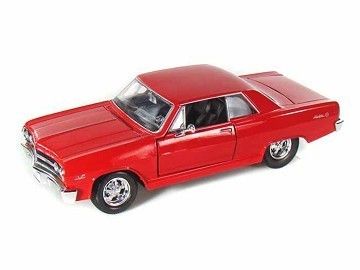 MAISTO DIECAST 1/24 SCALE 1965 CHEVY MALIBU SS RED NIB  