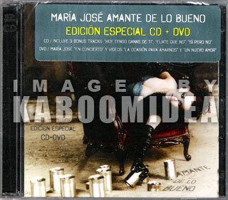 CD + DVD MARIA JOSE Amante De Lo Bueno Edicion Especial NEW 2011 En 