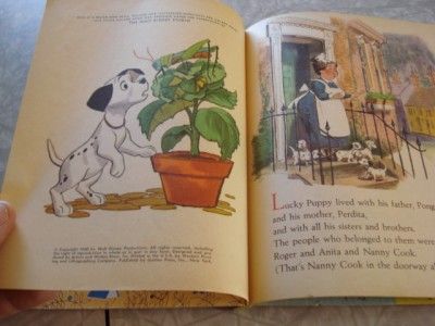 1960 Walt Disneys LUCKY PUPPY 101 Dalmatians LGB D89  