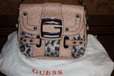 Guess nwt Peach Kalina Jungle Chain Shoulder Bag $105  