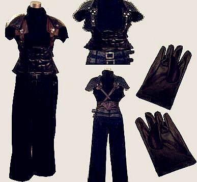 New Final Fantasy 7 FF7 Zack Fair Cosplay Costume  