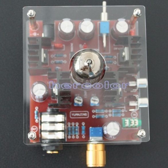 6N11 Hi Fi Class A Hybrid Tube Stereo Headphone Amplifier Amp /w Power 