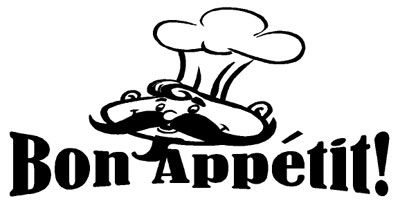 Bon Appetit Wall Quote Home Decor Decal Kitchen Chef NR  