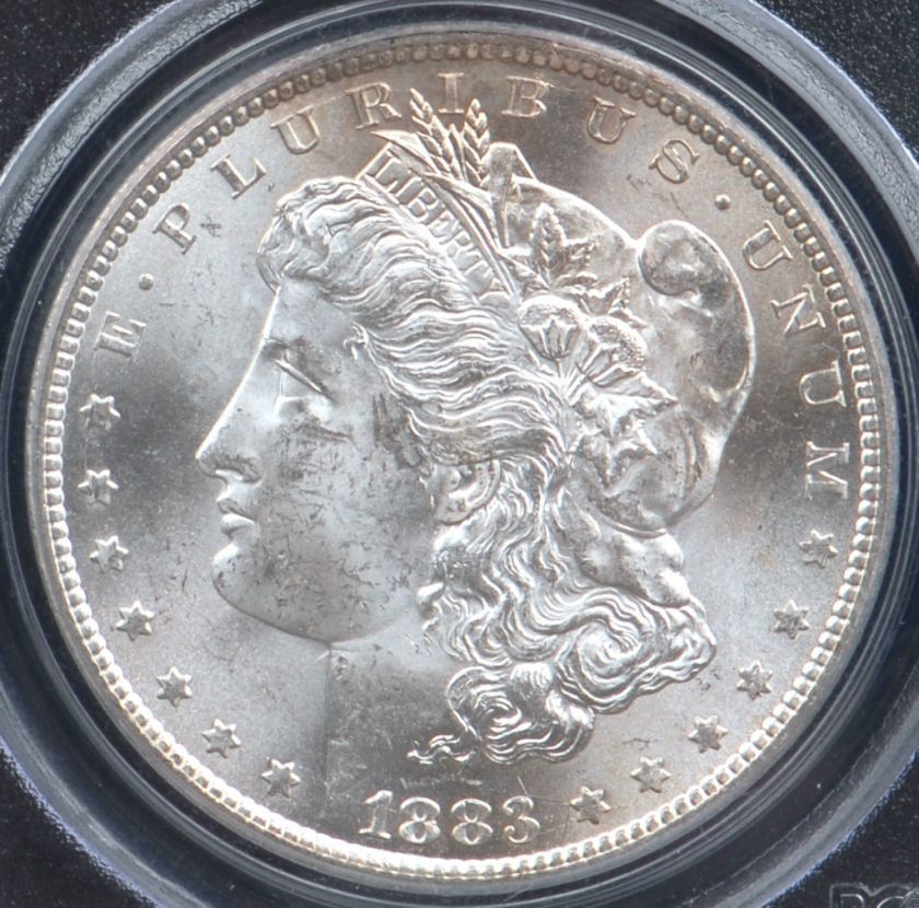 1883 CC Morgan Silver Dollar PCGS MS63  