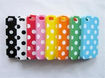 8X TPU Soft Polka Dots Shell Case Cover for iPhone 4 4S  