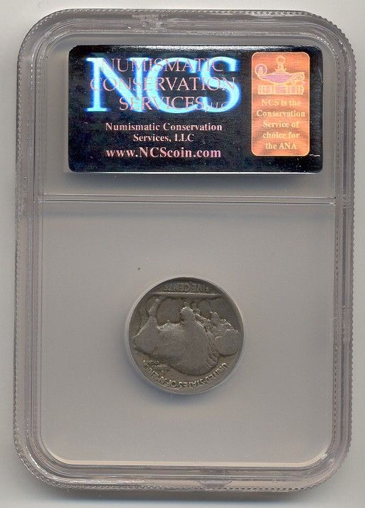 1913 S NCS Type 2 Buffalo Nickel Genuine Acid Date Filler  