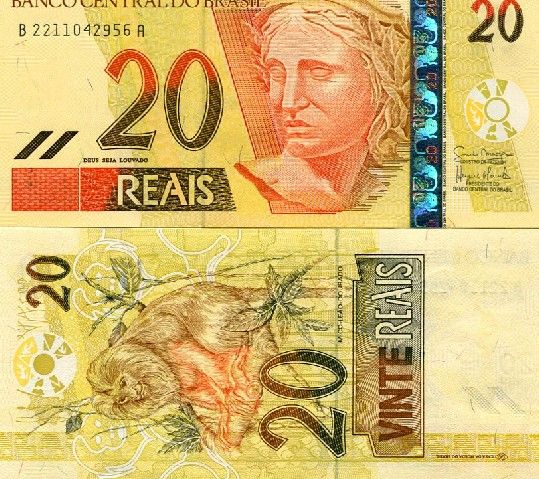 BRAZIL 1 100 REAIS 1997 2010 UNC full set 7 pcs  