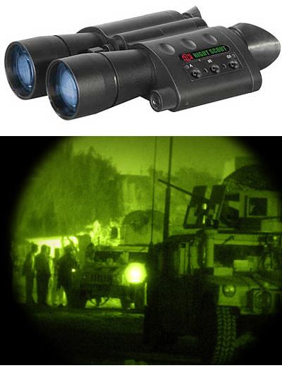 ATN NIGHTSCOUT 5X 1ST GEN NIGHT VISION BINOCULAR BLACK  