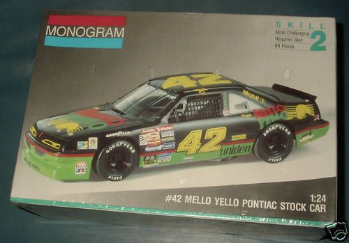 1991 Monogram Kyle Petty # 42 Mello Yello Pontiac .  