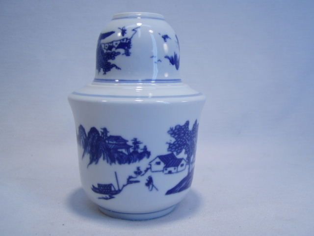 NEW PORCELAIN WINE CUP JAPANESE SAKE LANDSCAPE  