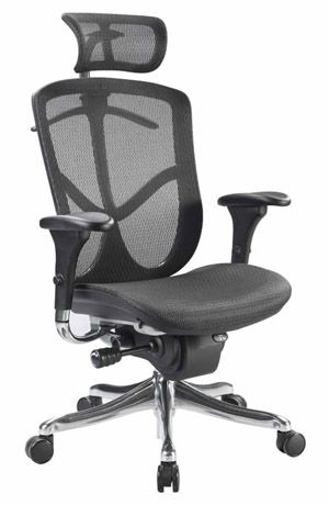 fuzion fuz9lx hi high back all mesh chair with headrest