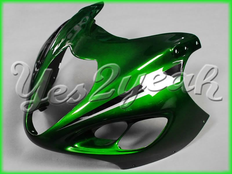 For Suzuki Hayabusa GSX1300R 99 07 Green Fairing 36Z23  