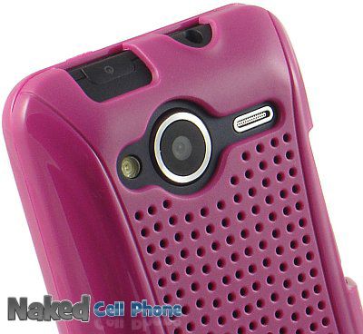 NEW PINK X MATRIX HARD CASE COVER FOR HTC EVO SHIFT 4G  