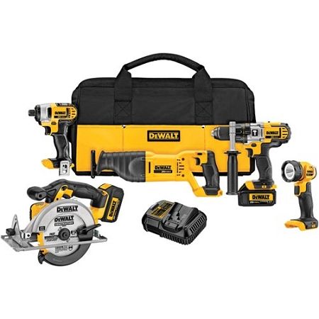 Dewalt DCK590L2 20v Max (3.0 Ah) Li ion 5 Tool Combo Kit  