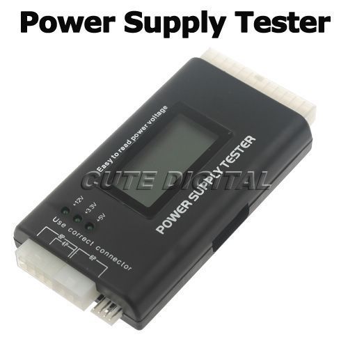 PC LCD 20/24 Pin PSU ATX SATA HD Power Supply Tester  