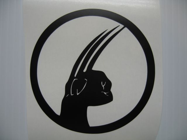 Black Matte X Men Wolverine Vinyl Decal  