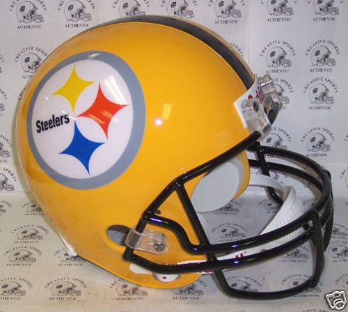 PITTSBURGH STEELERS RIDDELL FULL SIZE FOOTBALL HELMET  