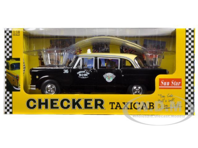   CAB TAXI 1/18 DIECAST MODEL CAR BY SUNSTAR 2507 657440025072  