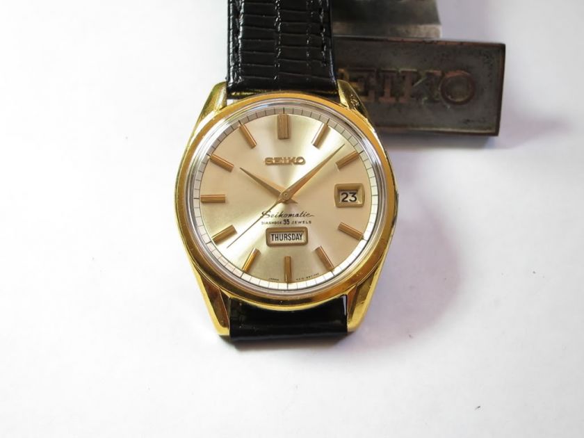 VINTAGE AUTO SEIKO 35j SEIKOMATIC 6218 8971 OCT 65  