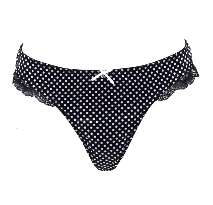    up bra black satin with white polka dots 32 34 36 A B C D DD  