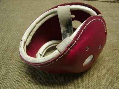 Vintage Leather Wrestling Helmet Antique Old Wrestle  