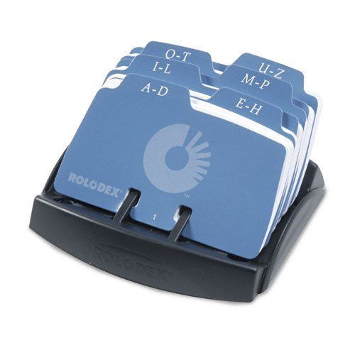 Rolodex Black Open Petite 2 1/4 X 4 Card File 67060 071912670605 