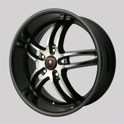 22S Merceli M16 NEW black 4 wheels rims&4 tires  