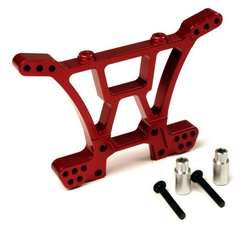 Traxxas Alu. Rear Shock Tower Slash 4X4   RED   4371R  