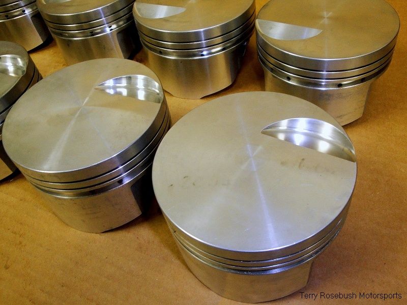 Brand New SRP BBC 454 +070 Pistons 4 Stroke 6.135 Rod  