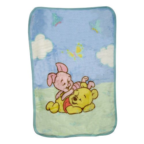 BABY WINNIE THE POOH LUXURY PLUSH THROW BLANKET  