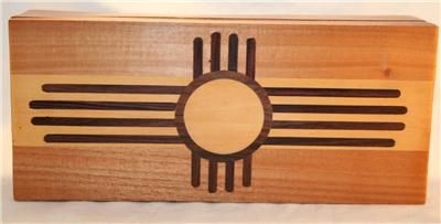 Native American Zuni Style Incense Burning Storage Box  