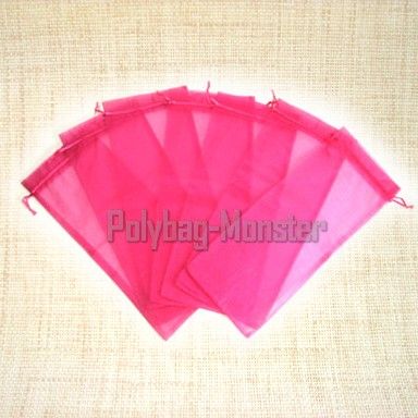 200 Mixed Organza Jewelry Pouches Wine Bottle Bag 6X14  