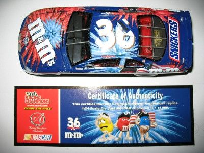 36 JULY 4TH M&Ms RACING 124 Die Cast Car  