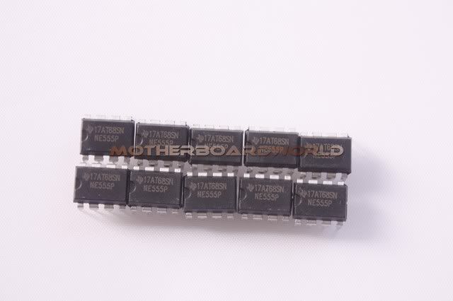 10x NE555P IC 555 TEXAS INSTRUMENTS DIP 8 Timer  