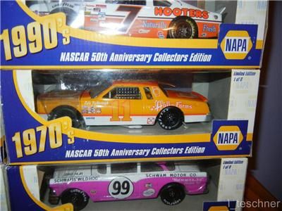 NAPA NASCAR 50th Anniversary Collectors Edition Series ALL 6 ACTION 