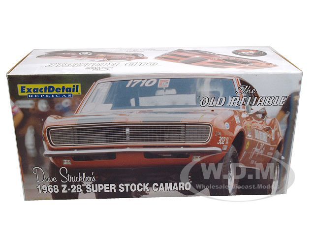 Brand new 118 scale diecast car model 1968 Chevrolet Camaro Z 28 