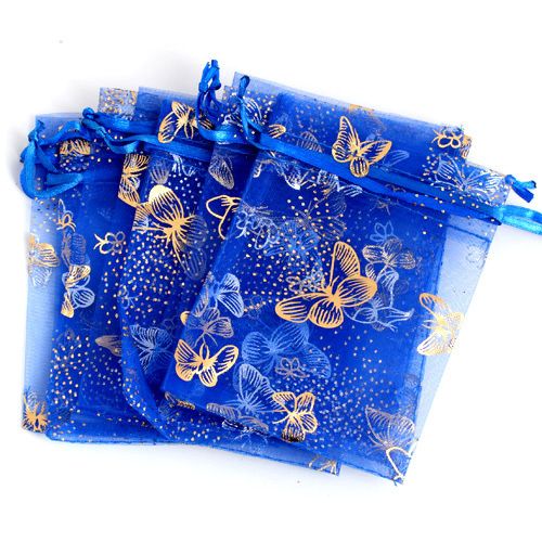 10 WHOLESALE ORGANZA WEDDING FAVOR GIFT BAGS  