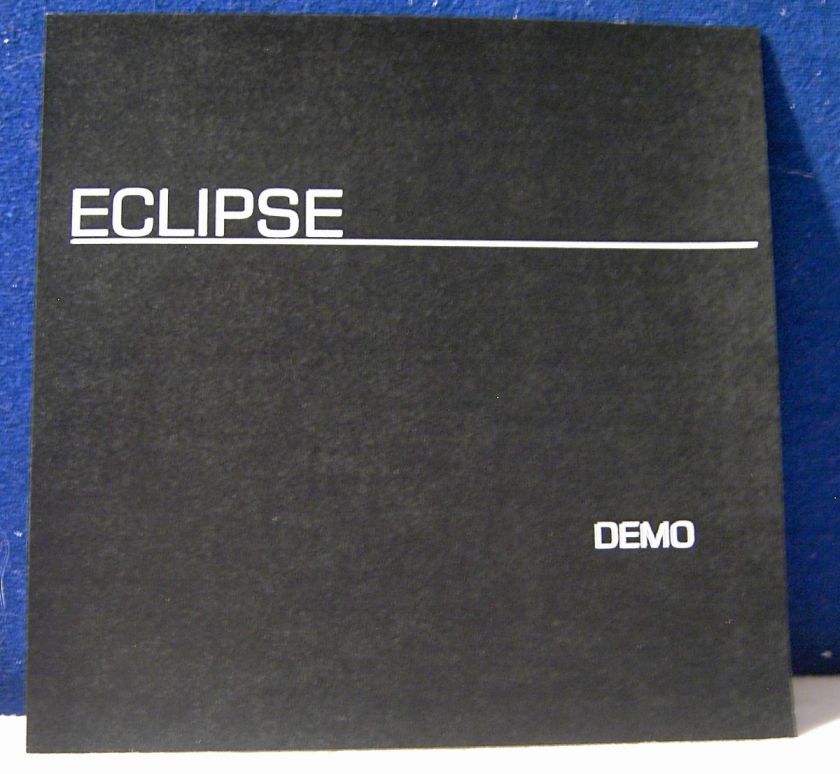 Eclipse 5 track DEMO cd 2000 John Buchanan Bobby Cipolla  