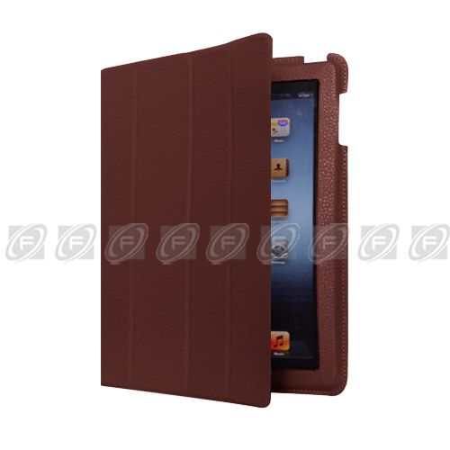 The new iPad 3 Smart Cover Slim Magnetic PU Leather Case Wake/ Sleep 