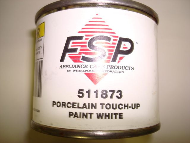 WHIRLPOOL TOUCH UP PAINT WHITE 2 OZ. CAN Part# 511873  