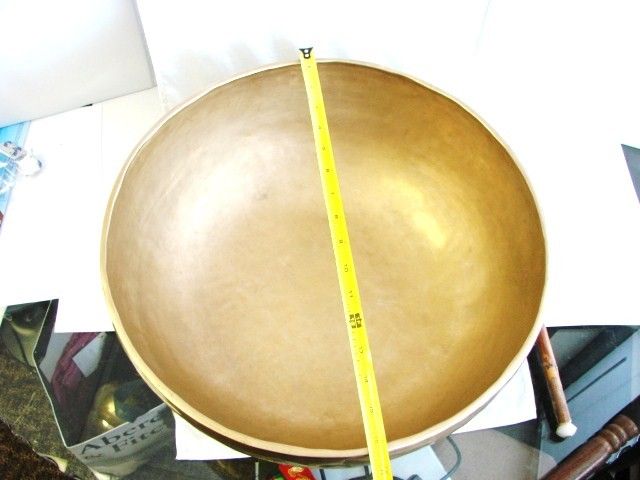 XXXL HUGE G# CHAKRA HEALING TIBETAN SINGING BOWL 16.5  