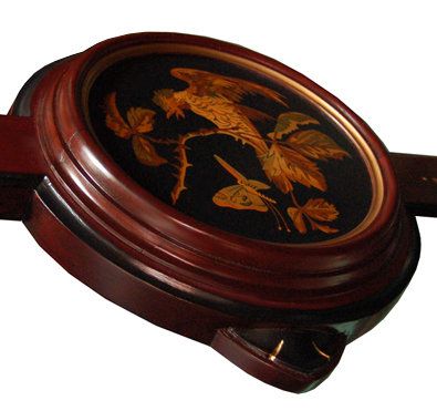 19th C. American Renaissance Revival Inlaid Table  