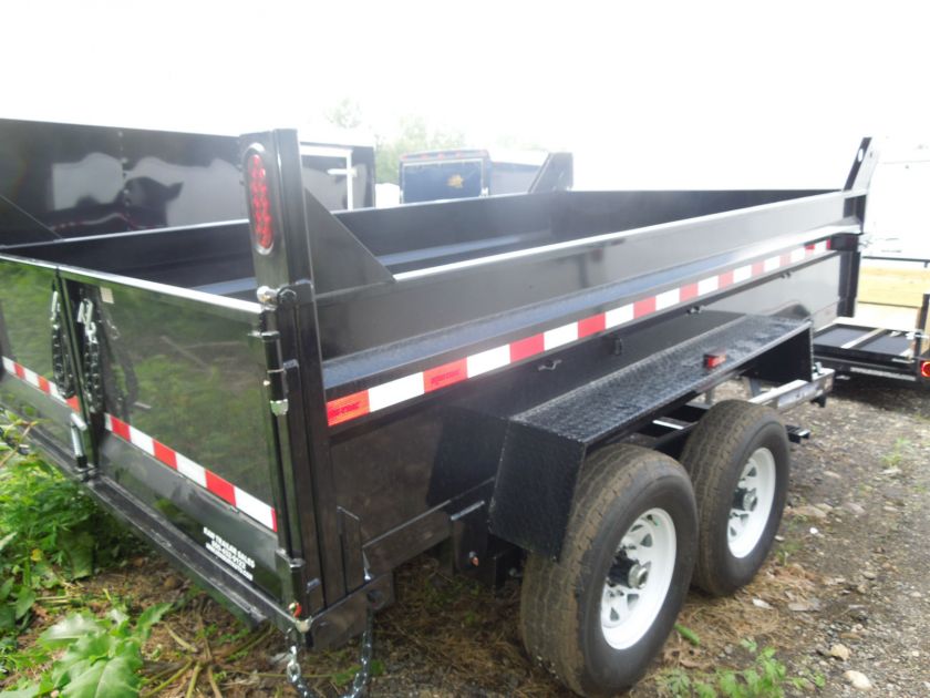 New 2012 Sure Trac 7x12 T/A Dump Trailer 12K GVWR  