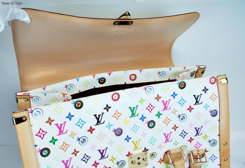   VUITTON Multicolor Murakami Eye Dare You Jumbo Bag Sac Gigantic  