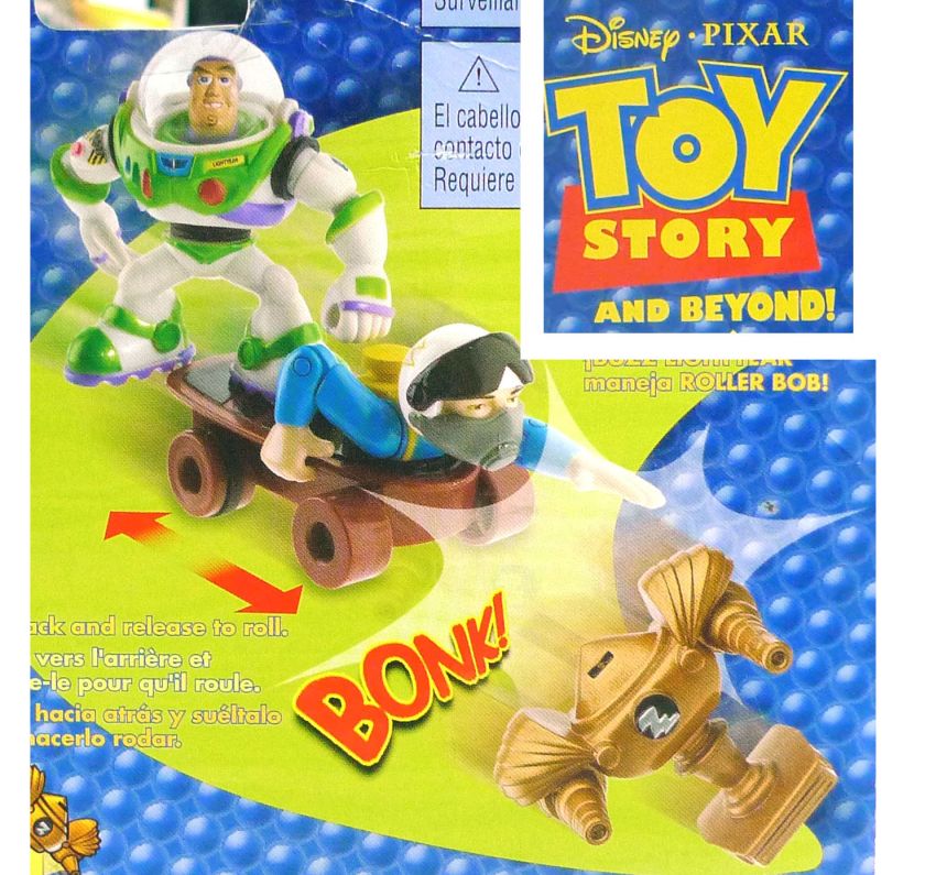 Disney Pixar Toy Story Buzz Skating Roller Bob Rescue  